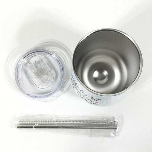 Hot & Cold Stainless Steel Tumbler Cup With Straw & Brush - Picture 9 of 12